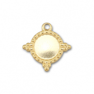 BY31&reg; Anh&auml;nger aus Stainless Steel - Rostfreiem mit Fassung f&uuml;r SS34 Flat Back Gold