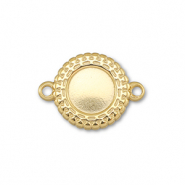 BY31&reg; Zwischenst&uuml;ck aus Stainless Steel - Rostfreiem mit Fassung f&uuml;r SS20 Flat Back Gold