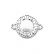 BY31&reg; Zwischenst&uuml;ck aus Stainless Steel - Rostfreiem mit Fassung f&uuml;r SS20 Flat Back Silver