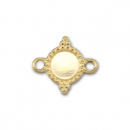 BY31&reg; Zwischenst&uuml;ck aus Stainless Steel - Rostfreiem mit Fassung f&uuml;r SS20 Flat Back Gold