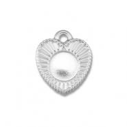 BY31&reg; Anh&auml;nger aus Stainless Steel - Rostfreiem mit Fassung f&uuml;r SS20 Flat Back Silver