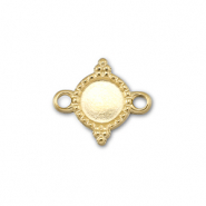 BY31&reg; Zwischenst&uuml;ck aus Stainless Steel - Rostfreiem mit Fassung f&uuml;r SS16 Flat Back Gold