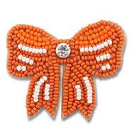 Broschen Bow Orange-white