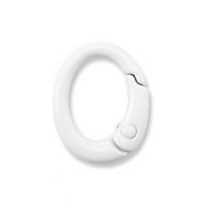 Farbiges Zubeh&ouml;r F&uuml;r Schl&uuml;ssel Anh&auml;nger Oval White