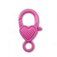 Farbiges Zubeh&ouml;r F&uuml;r Karabinerverschluss Heart Magenta pink