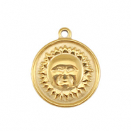 Anh&auml;nger aus Stainless Steel - Rostfreiem Stahl Sun Gold