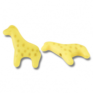 Keramik Perlen Giraffe Yellow