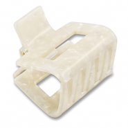 Haarschmuck hair clamp White
