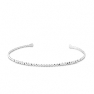 Stainless Steel - Rostfrei Stahl Armb&auml;nder Bangle Silver