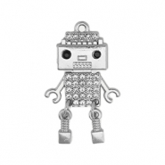 Statement-Anh&auml;nger Robot Silver