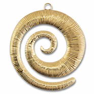 Anh&auml;nger aus Stainless Steel - Rostfreiem Stahl Spiral Gold
