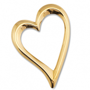 Anh&auml;nger aus Stainless Steel - Rostfreiem Stahl Heart Gold