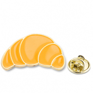 Anstecker Croissant Yellow orange-gold