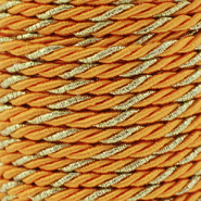 Musthave Kordel Twisted 3mm Orange-gold