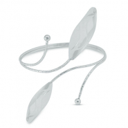Armcuff&nbsp;Leaf Silver