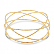 Armcuff&nbsp;Crossed Gold