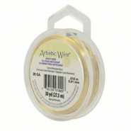 Artistic Wire 26 Gauge Tarnish resistant brass