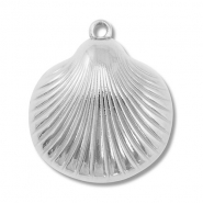 Anh&auml;nger aus Stainless Steel - Rostfreiem Stahl Shell Silver