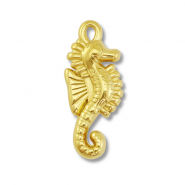 Anh&auml;nger aus Stainless Steel - Rostfreiem Stahl Seahorse Gold