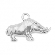 Anh&auml;nger aus Stainless Steel - Rostfreiem Stahl Rhino Silver
