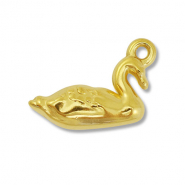 Anh&auml;nger aus Stainless Steel - Rostfreiem Stahl Swan Gold