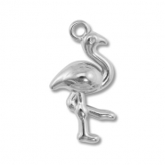 Anh&auml;nger aus Stainless Steel - Rostfreiem Stahl Flamingo Silver