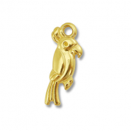 Anh&auml;nger aus Stainless Steel - Rostfreiem Stahl Parrot Gold