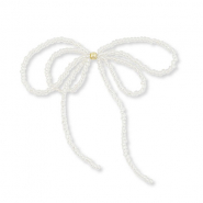 Statement-Anh&auml;nger Bow Silverlined transparent-gold