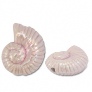 Perlen Griechische Keramik DQ Shell Lilac