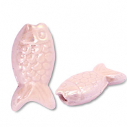 Perlen Griechische Keramik DQ Fish Light pink