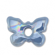 Perlen Griechische Keramik DQ Butterfly Blue