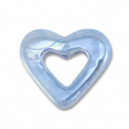 Perlen Griechische Keramik DQ Heart Blue