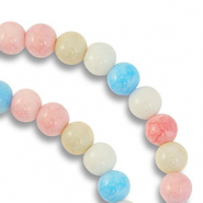 Glas Perlen 8 mm Multicolor