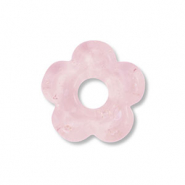 Glas Perlen Flower Light pink