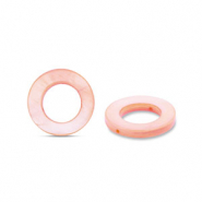 Perle Muschel 15mm Round Pink