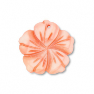 Anh&auml;nger Muschel Flower Peach pink