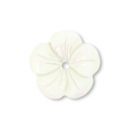 Perle Muschel Flower Off white