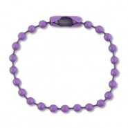 Farbiges Zubeh&ouml;r Ballchain with Clasp Purple