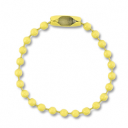 Farbiges Zubeh&ouml;r Ballchain with Clasp Light yellow