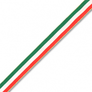 BY31&reg; Schmucktextband mit Italienisches Flaggenband Green-white-red-gold