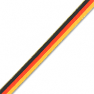 BY31&reg; Schmucktextband mit Deutsches Flaggenband Black-red-yellow-gold