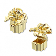 Eco-brass&reg; nachhaltiges Messing Medaillon Gift Gold