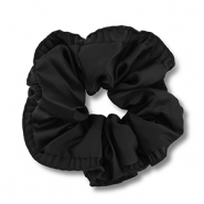 Stoff Haargummi-Scrunchie Silky Black