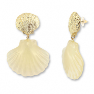 Musthave Ohrringe Shell Light champange-gold