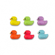 Perlen Metall Enamel Duck Multicolour