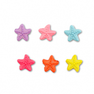 Perlen Metall Enamel Starfish Multicolour