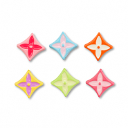 Perlen Metall Enamel Rhombus Multicolour