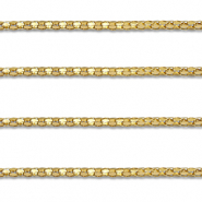 Zubeh&ouml;r aus Stainless Steel - Rostfreiem Stahl Gliederkette Popcorn Gold