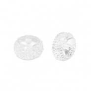 Perlen aus Resin Rondell 8mm Transparent