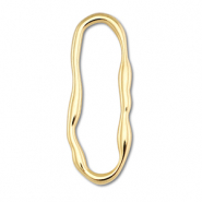 Zubeh&ouml;r aus Stainless Steel - Rostfreiem Stahl Connector Oval Gold